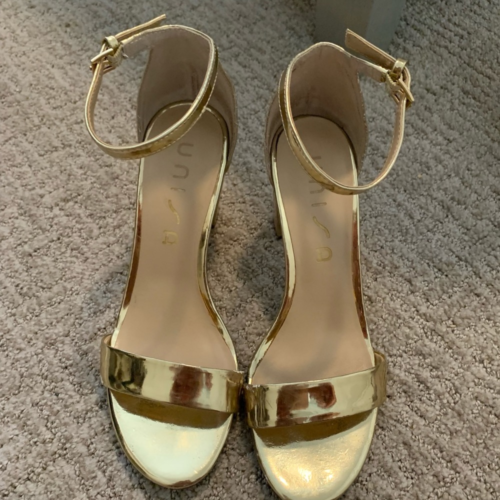 Gold heels